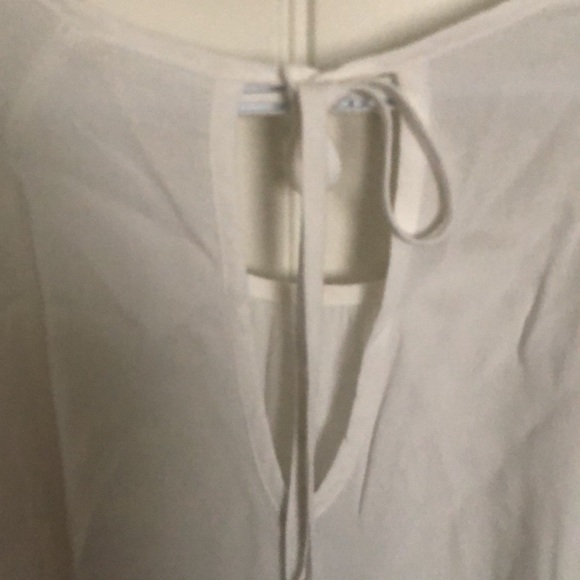 NWT: White Cold Shoulder Top - Picture 3 of 5